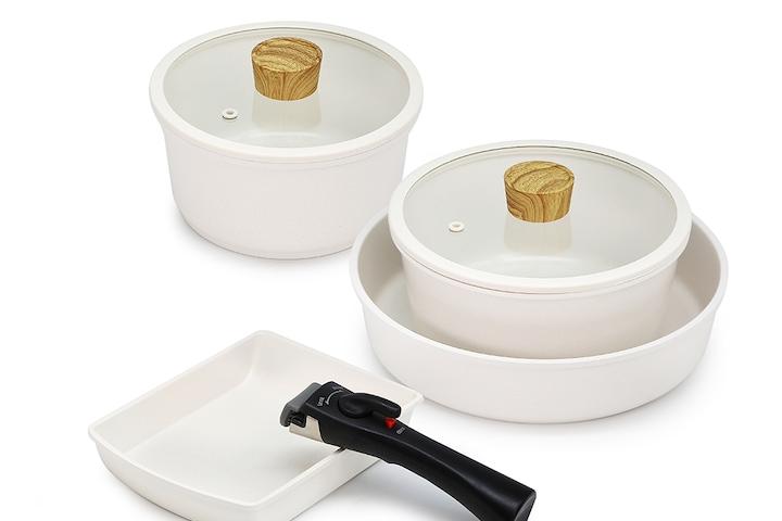 독일 주방명품 IH 쿡웨어 7P 세트 (멀티핸들 포함)