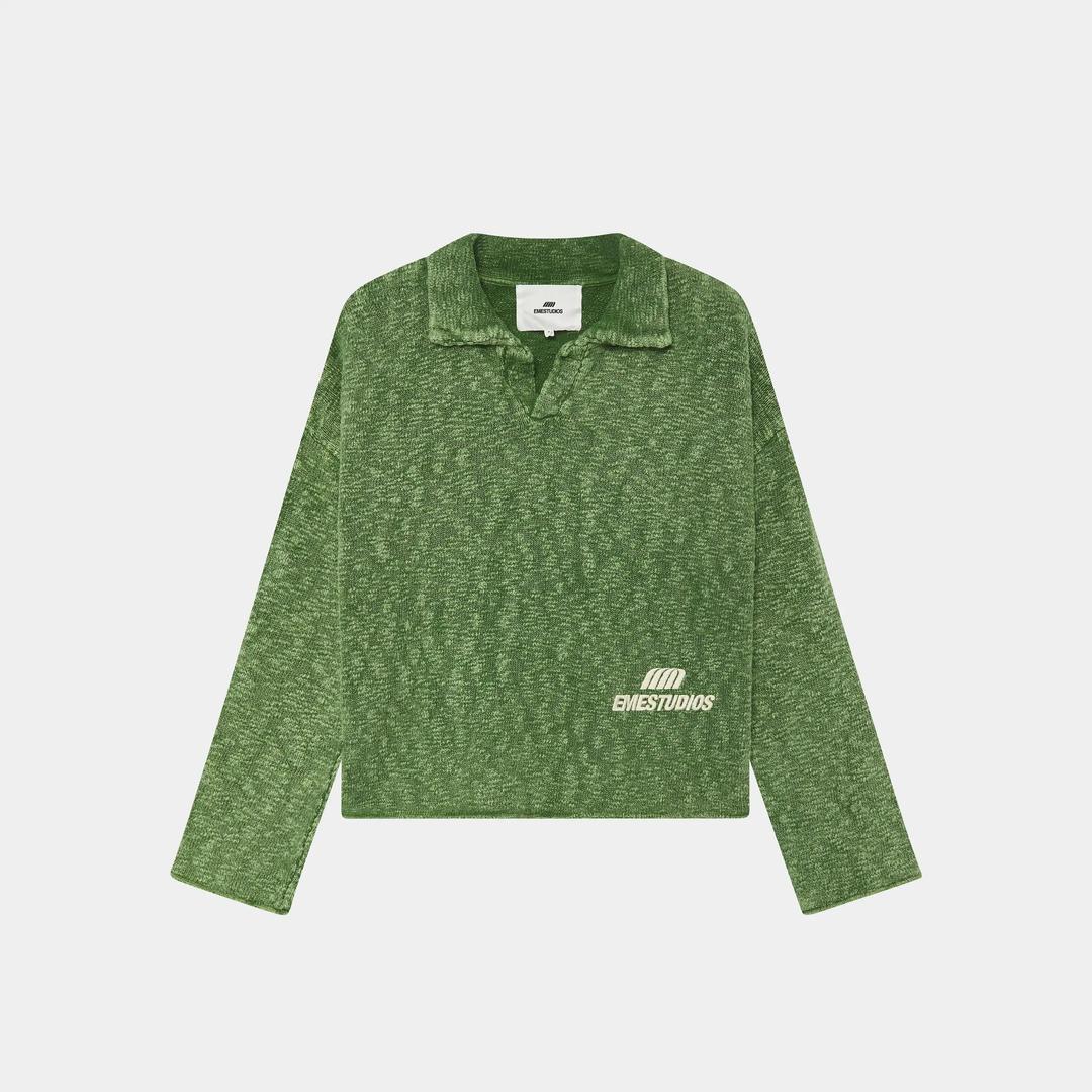 Kiff Polo Bottle Knit Distressed