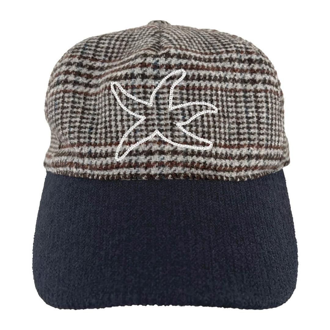 TCM knit logo cap (navy)