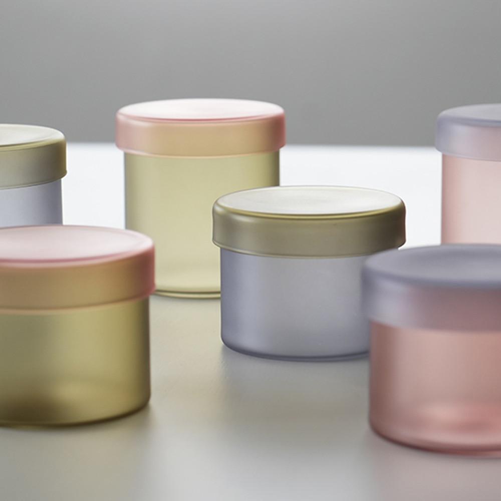 [AXCIS] 반투명 투톤 컬러 캐니스터 유리용기 / 엑시스