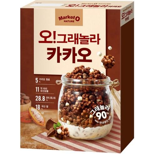 마켓오네이처 오 그래놀라 카카오 시리얼, 300g, 1개 - 시리얼/바 | 쿠팡
