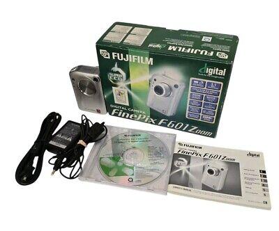 후지필름 파인픽스 F601 줌 슈퍼 CCD 3.1메가픽셀 디지털 카메라 + 배터리 충전기 설명 필독