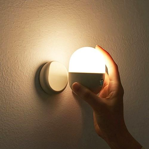 [1+1] 간소 캡슐 모션감지 충전식 무선 LED 센서 조명등