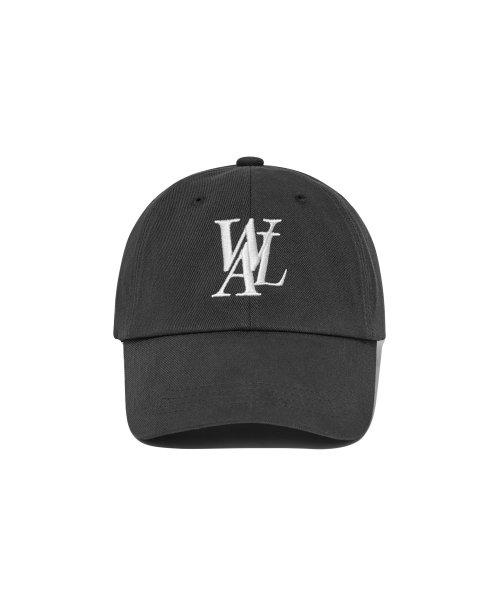 우알롱(WOOALONG)  Signature Logo ball cap - CHARCOAL - 사이즈 & 후기 | 무신사