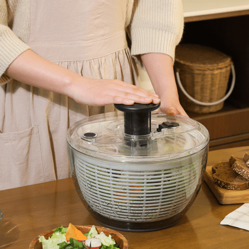 케어프린 야채 과일 음식물 버튼형 탈수기 6L - 조리보조도구 | 쿠팡