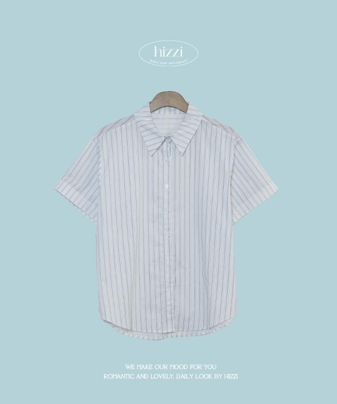 롤업 반팔 셔츠