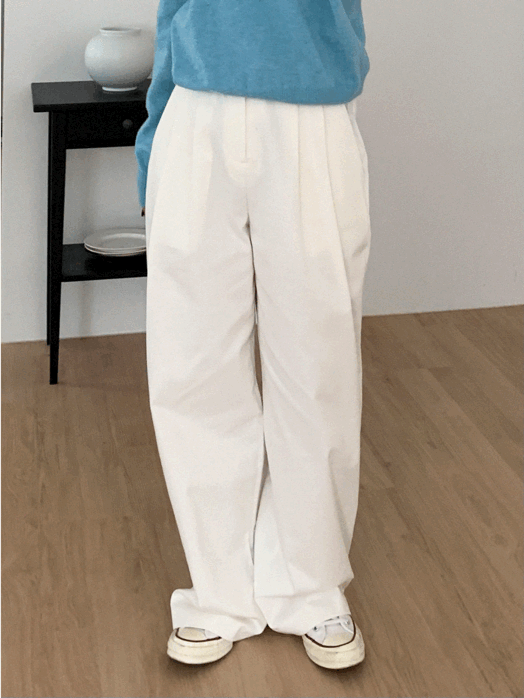 아워 비조 핀턱 pants