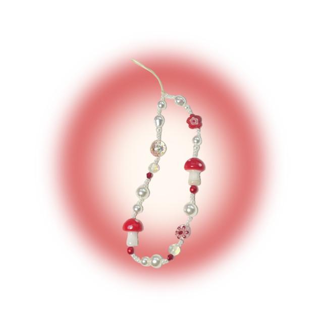 [메이데이문데이] RED Mushroom Strap