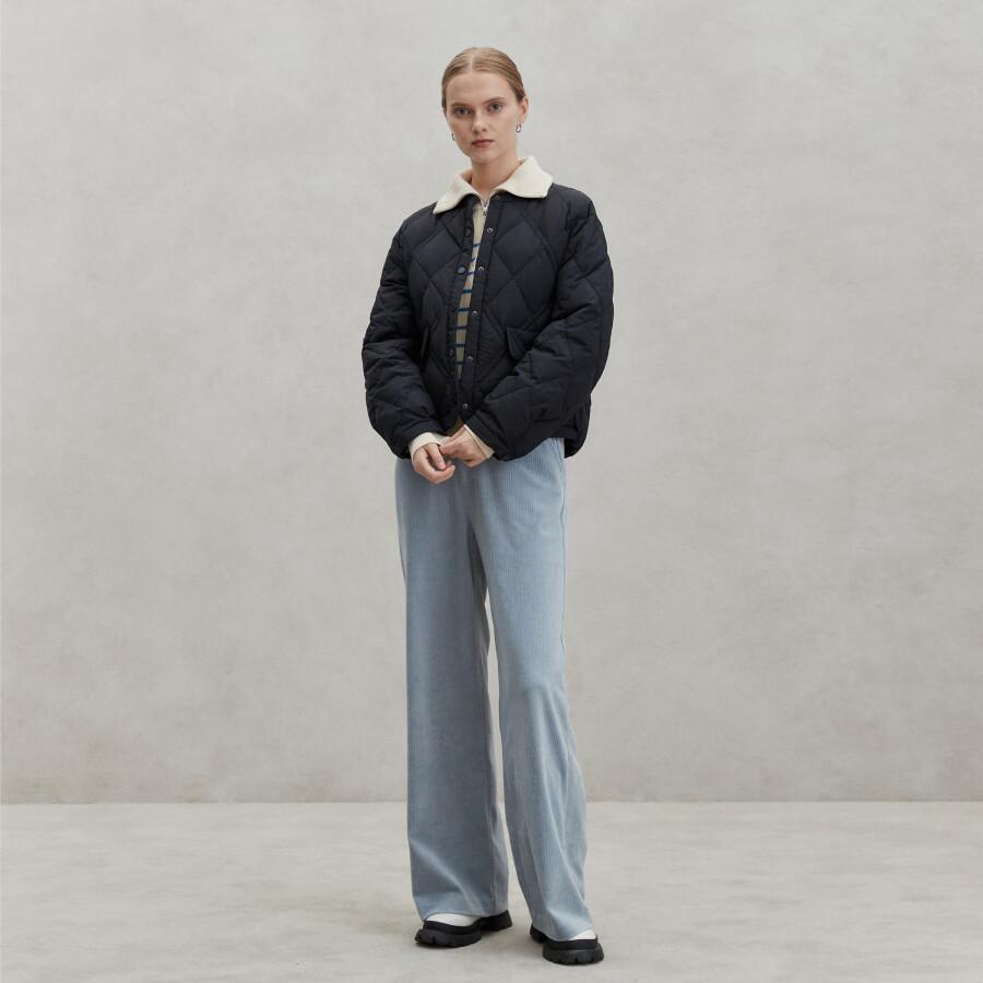 와이드코듀로이밴딩팬츠