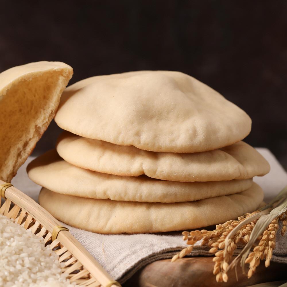 쌀로 만든 피타브레드 70g 6개 쌀빵 샌드위치빵