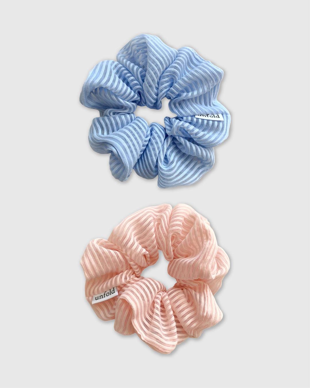 Candy stripe scrunchie