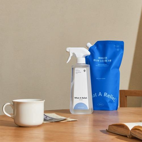 [클리어런스 세일] 왓아릴리프 피니쉬스프레이 리필 800ml 2개입 소독스프레이