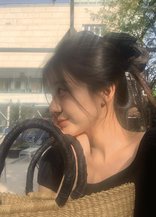 [모델소장] 엔벨롭 스퀘어 케이블 반팔 니트 5color