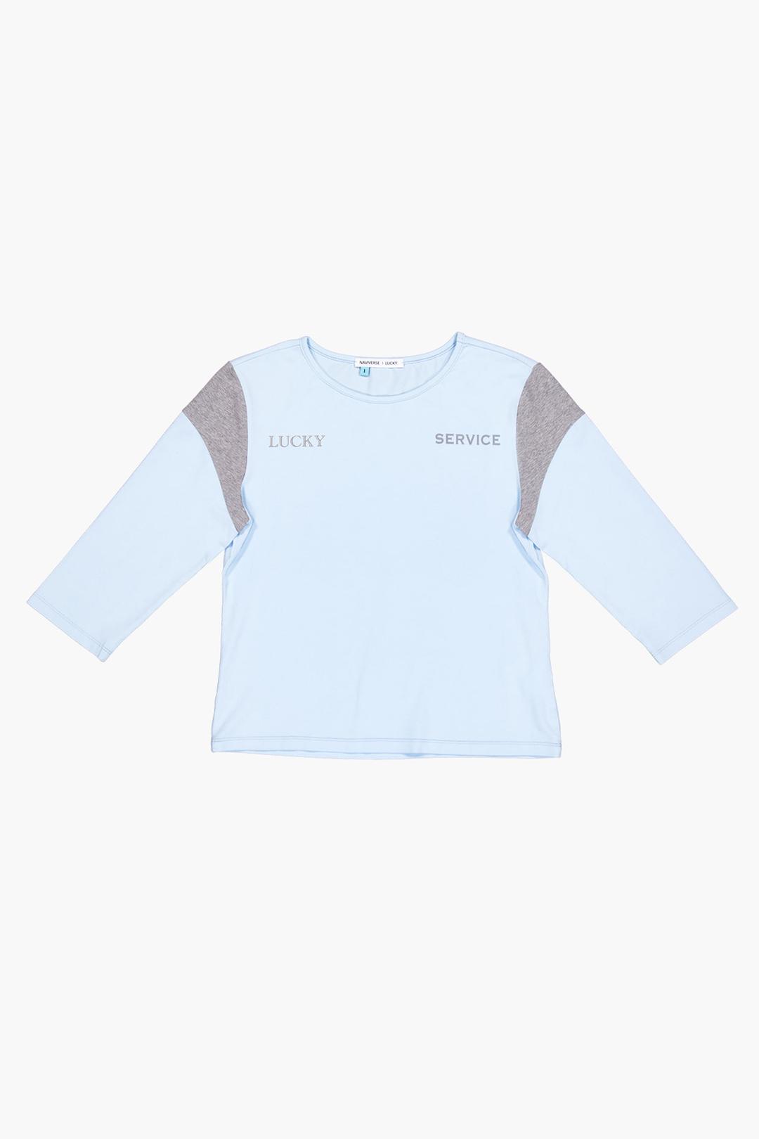 Lucky Service Top_Babyblue