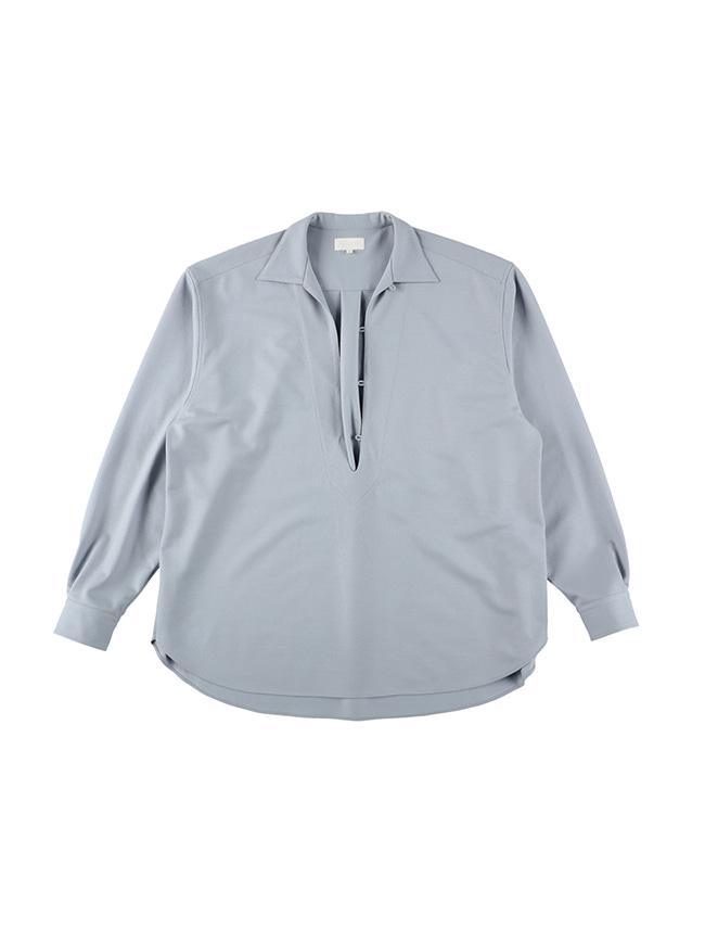 카네마사 필_ 36G Ideal Wool Varruse Shirt [Blue Gray]