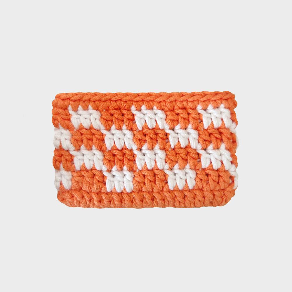 [From.B] Checkerboard card wallet (O/W)