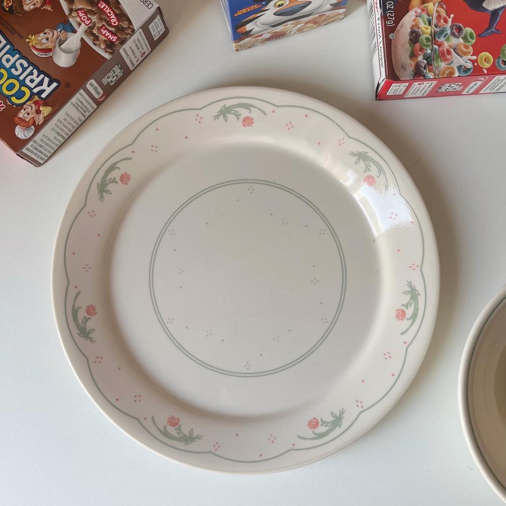 코렐 칼리코로즈 디너 플레이트 수입 명품 빈티지 그릇 접시