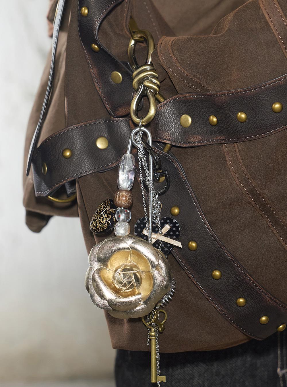 Heart Rose Layered Chain Necklace