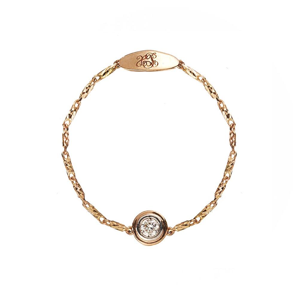 [Diamante] Dia YellowPink Ring