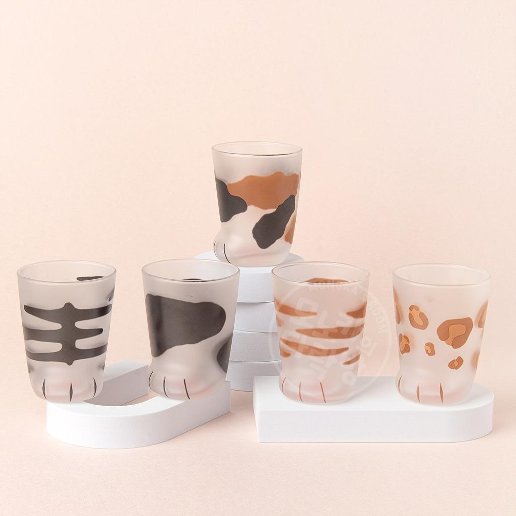 [코코네코] 아기 삼색냥 냥발컵 고양이발 컵