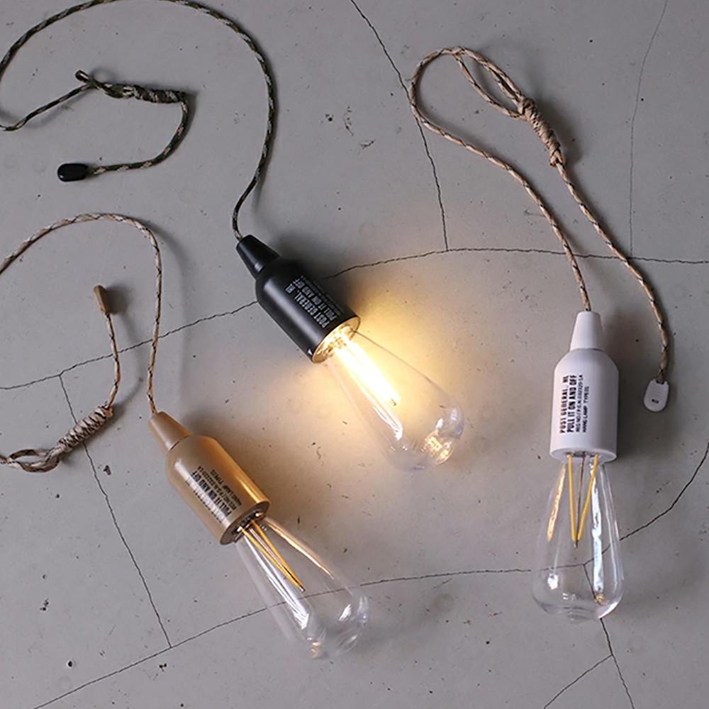 POST GENERAL 포스트제너럴 LED 건전지램프 휴대용 방수 방재 당기는전구 LAMP TYPE1