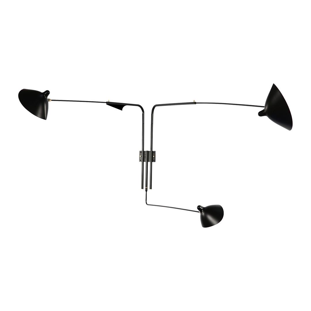 [재고문의] wall lamp 3 rotating arms