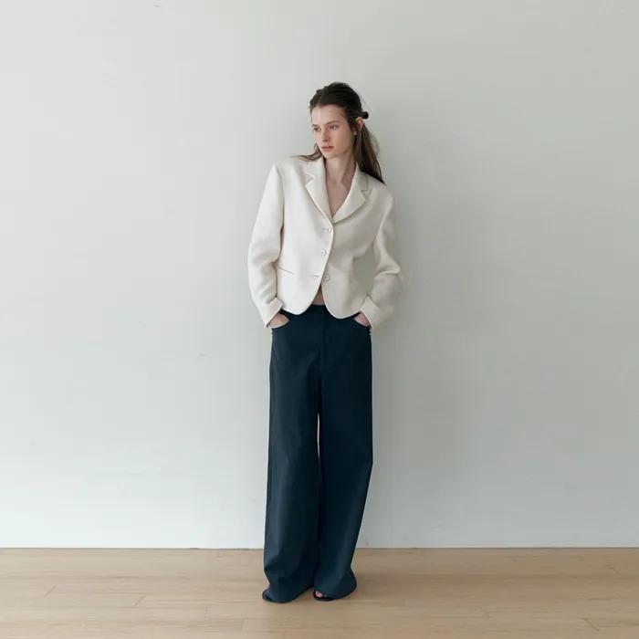 [5th 예약배송/4월 7일] Pocket Cotton Pants_Midnight blue