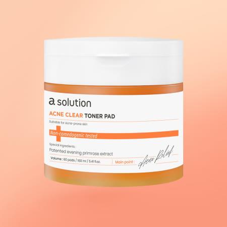 이런 상품 어때요? [알림받기 전용] 에이솔루션 아크네 클리어 토너 패드 60매 / 저자극 여드름성피부적합 피지 제거