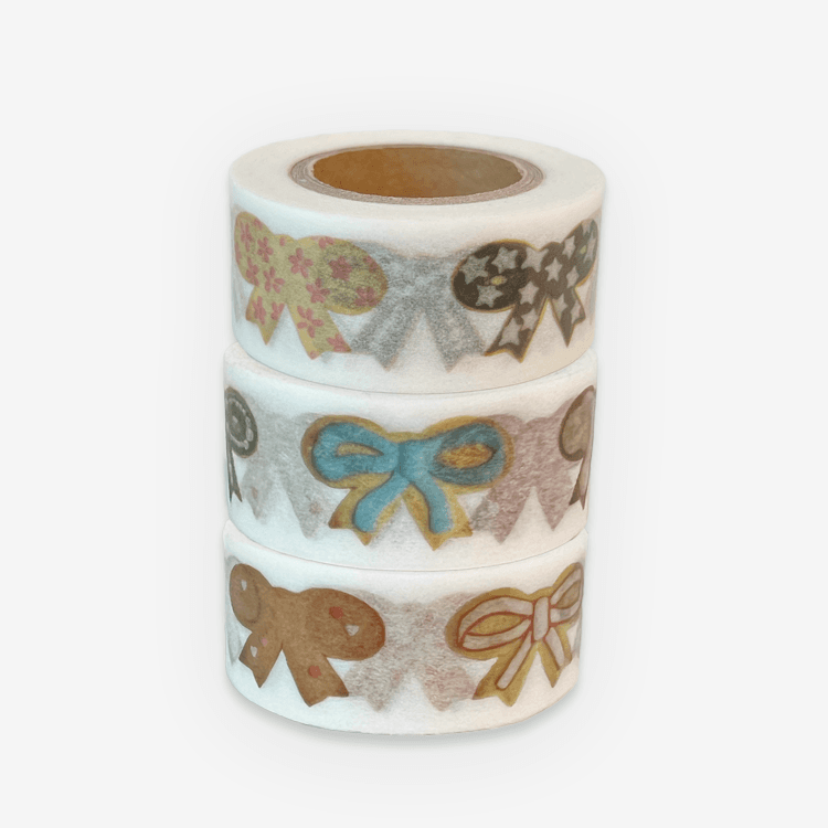ribbon cookie masking tape