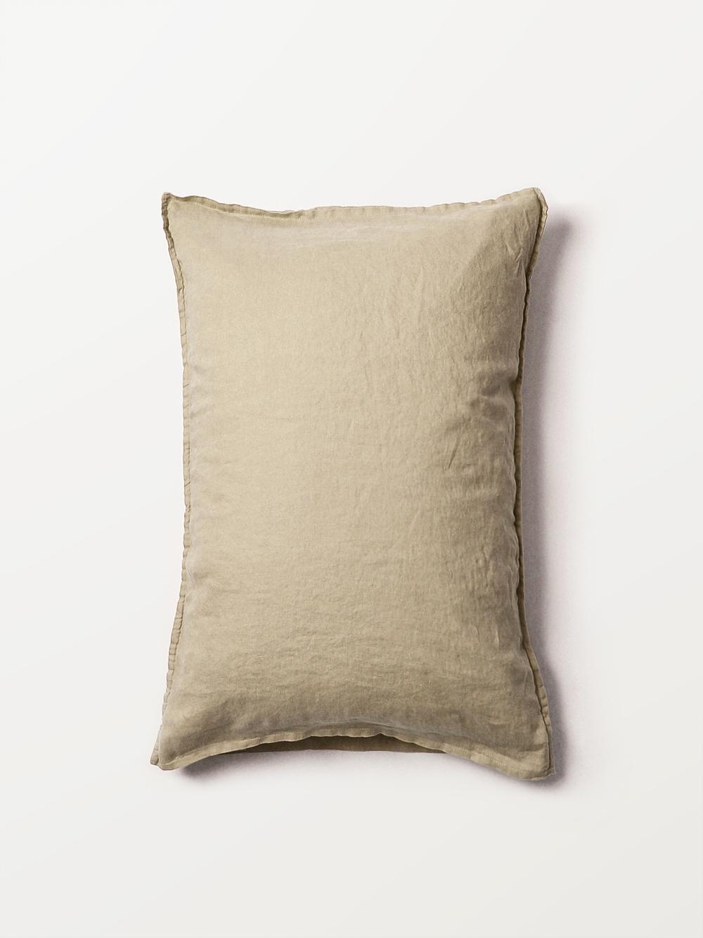 French linen pillowcase (Toast)