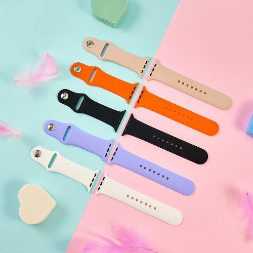 슬림 스포츠 실리콘 스트랩 애플워치 8/SE2/7/6/5/4/3/SE/울트라  호환 밴드