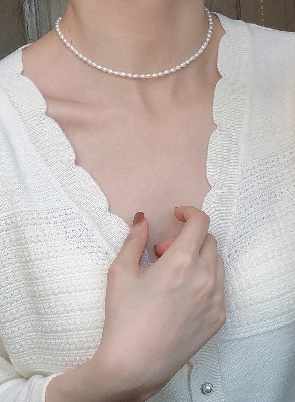 [🚚 무배] 퀄리티갑🖤 데일리강추 진주 목걸이