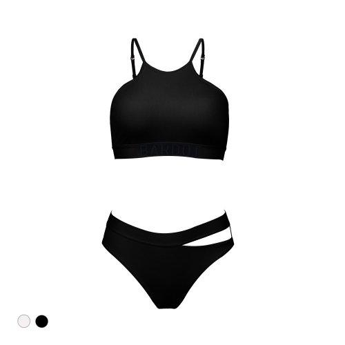 돈 텔 3WAY 브라탑 & 하이레그 컷아웃 팬티 SET