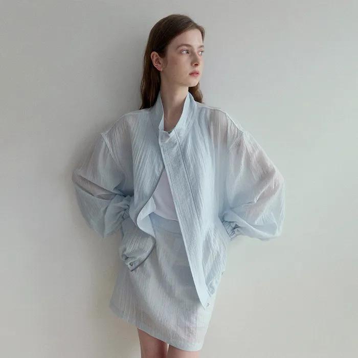 esy rainy neck wind Jacket_Sky