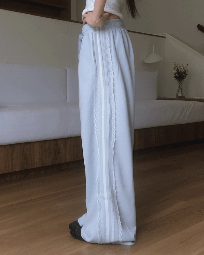 [5col🪽] 자야 레이스 트랙 와이드 투웨이 팬츠