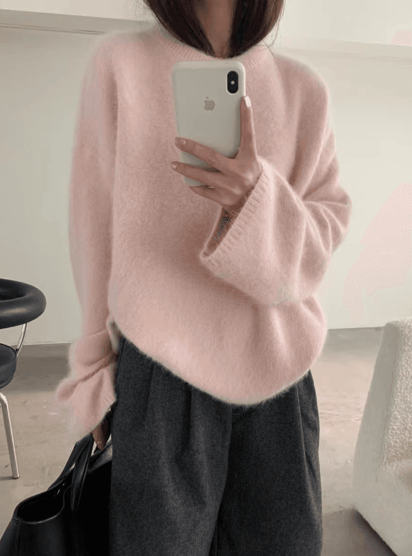 런던 래빗 루즈핏 니트(6컬러)