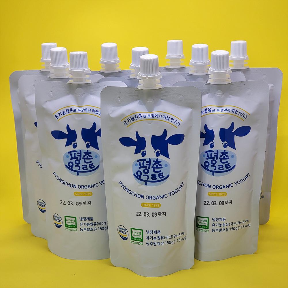 유기농 평촌 수제 요구르트 요거트 10팩 (150ml)