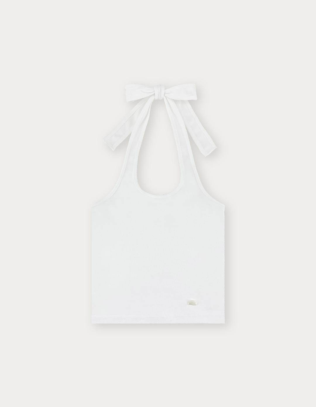 Halter Pendant Sleeveless - Ivory