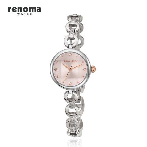 RE590WH 여자 메탈 밴드 시계_화이트