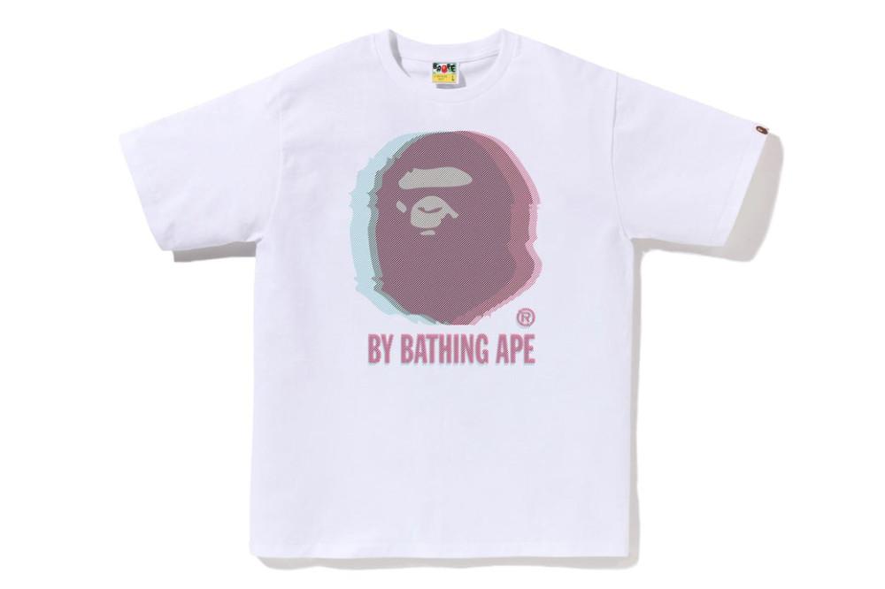 베이프 글리치 아트 바이 베이팅 에이프 반팔 티셔츠 24SS