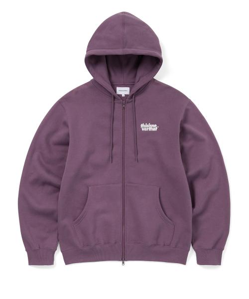 OL-Logo Zip Up Hoodie Maroon