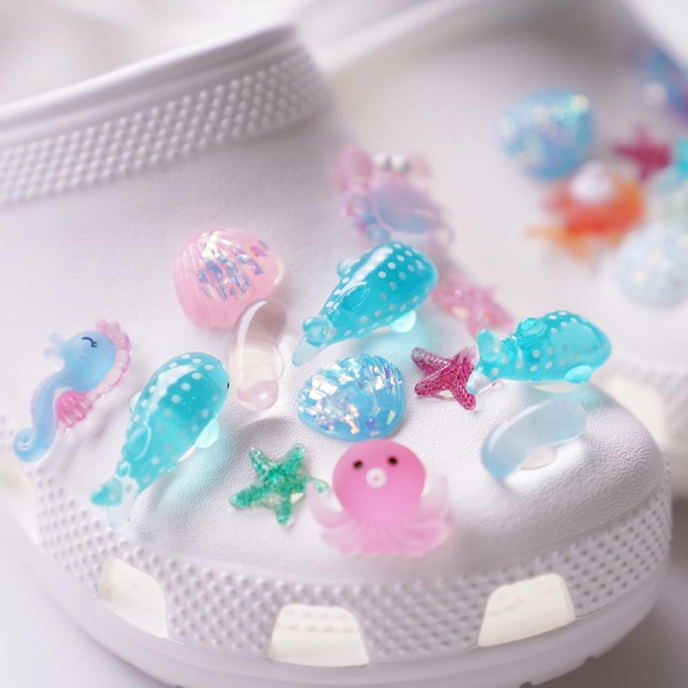 바다 물고기 조개 고래 신발꾸미기 자비츠 슈비츠