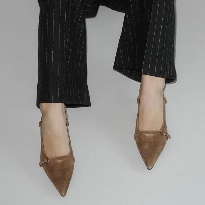 BELLA SLINGBACK / BROWN [3CM / 5CM]