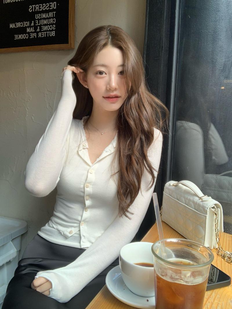 luna lace sleeveless/cardigan_ivory