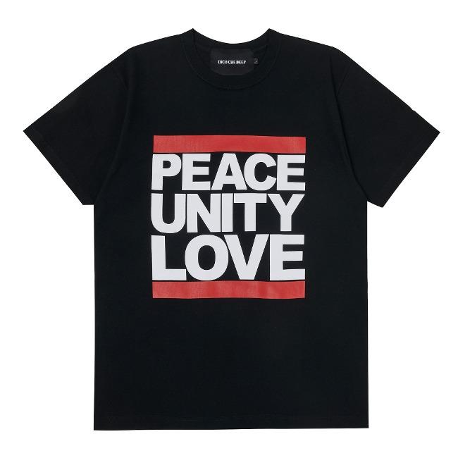 PEACE UNITY LOVE S/S BLACK