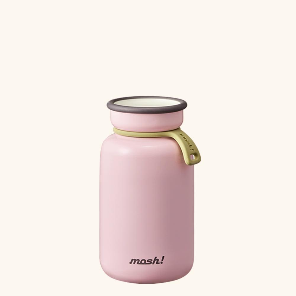 모슈 보온보냉 라떼 텀블러 450ml 핑크
