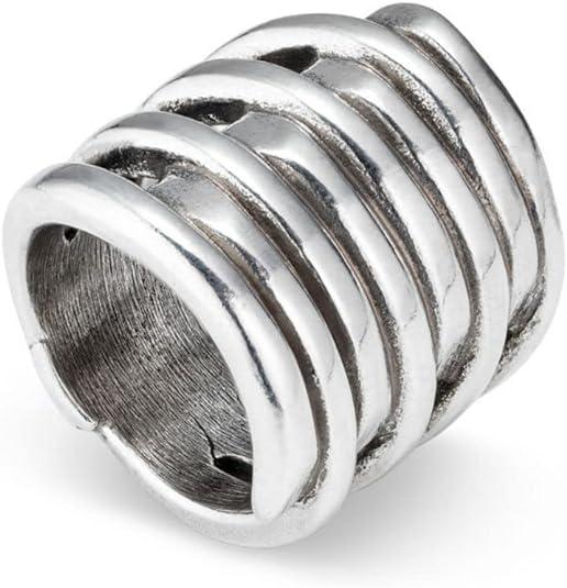 Ring in metal mix coated in 15 micro silver.