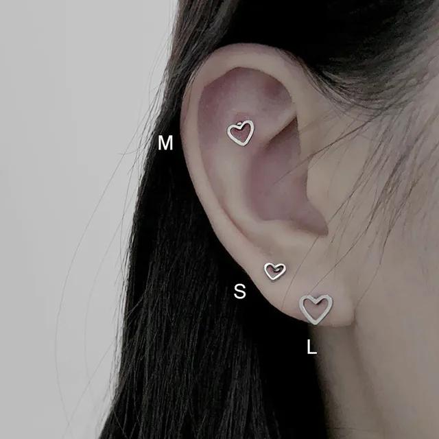 🔥당일발송🔥 고퀄/최저가💕 써지컬스틸 하트ღ피어싱 *148