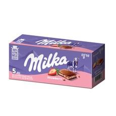 밀카 스트로베리 밀크초콜릿 5p  500g, 1개