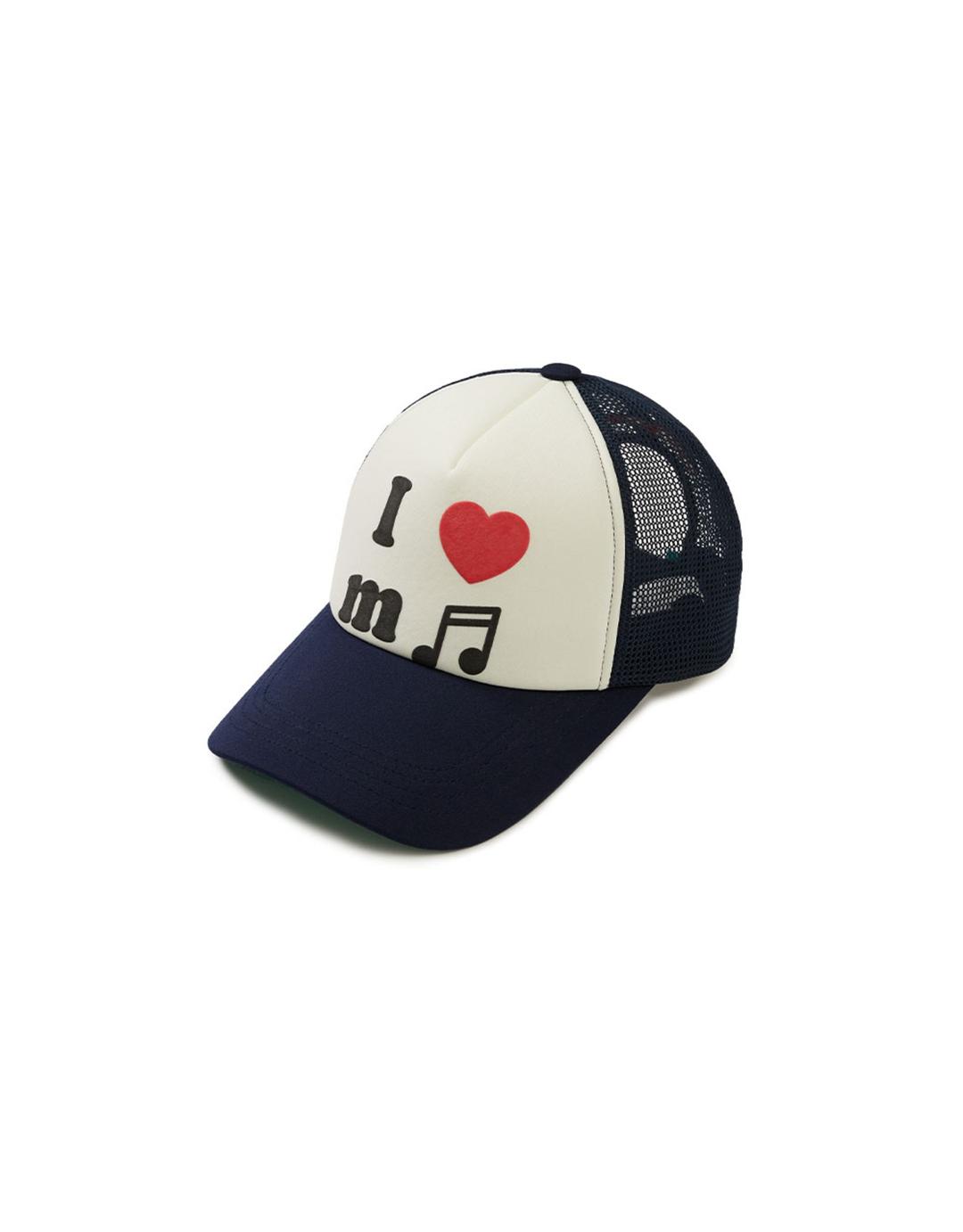 [Mmlg] LOVE MM MESH CAP (NAVY)